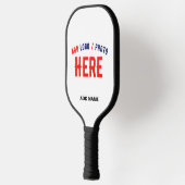 STIJLVOL MODERN  WIT GEVERIFIEERD BRANDED PICKLEBALL PADDLE (Links)