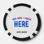 STIJLVOL MODERN  WIT GEVERIFIEERD BRANDED POKER CHIPS (Achterkant)