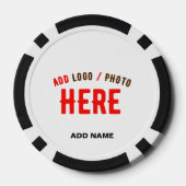 STIJLVOL MODERN  WIT GEVERIFIEERD BRANDED POKER CHIPS (Achterkant)