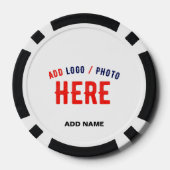 STIJLVOL MODERN  WIT GEVERIFIEERD BRANDED POKER CHIPS (Achterkant)
