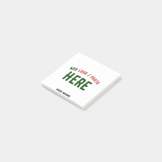 STIJLVOL MODERN WIT GEVERIFIEERD BRANDED POST-IT® NOTES (Schuin)