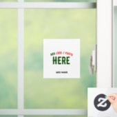 STIJLVOL MODERN  WIT GEVERIFIEERD BRANDED RAAMSTICKER (Huis)