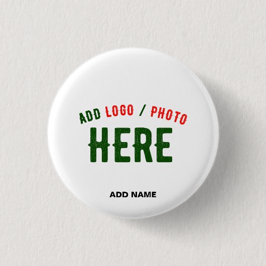 STIJLVOL MODERN WIT GEVERIFIEERD BRANDED RONDE BUTTON 3,2 CM (Voorkant)