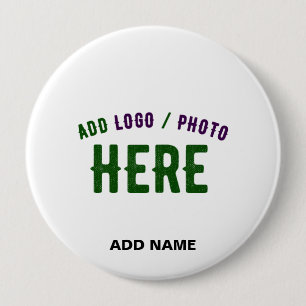 STIJLVOL MODERN WIT GEVERIFIEERD BRANDED RONDE BUTTON 4,0 CM