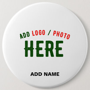 STIJLVOL MODERN WIT GEVERIFIEERD BRANDED RONDE BUTTON 6,0 CM