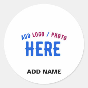 STIJLVOL MODERN WIT GEVERIFIEERD BRANDED RONDE STICKER
