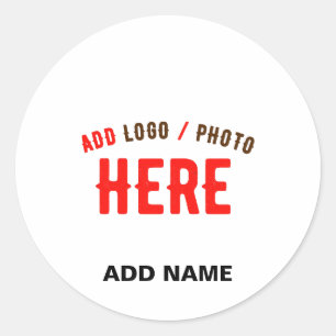 STIJLVOL MODERN  WIT GEVERIFIEERD BRANDED RONDE STICKER