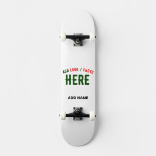 STIJLVOL MODERN  WIT GEVERIFIEERD BRANDED SKATEBOARD