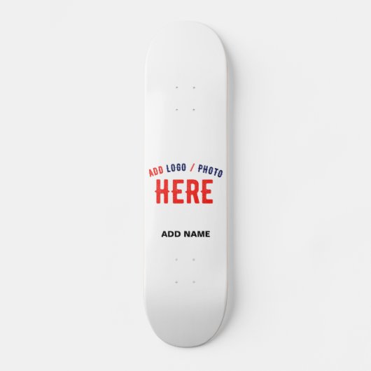 STIJLVOL MODERN WIT GEVERIFIEERD BRANDED SKATEBOARD (Voorkant)