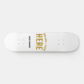 STIJLVOL MODERN  WIT GEVERIFIEERD BRANDED SKATEBOARD (Horizontaal)