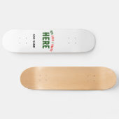 STIJLVOL MODERN  WIT GEVERIFIEERD BRANDED SKATEBOARD (Horizontaal)