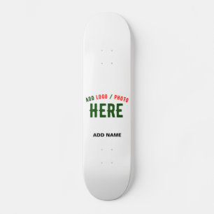 STIJLVOL MODERN  WIT GEVERIFIEERD BRANDED SKATEBOARD