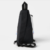 STIJLVOL MODERN  WIT GEVERIFIEERD BRANDED SLING BAG (Achterkant)
