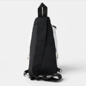 STIJLVOL MODERN  WIT GEVERIFIEERD BRANDED SLING BAG (Achterkant)