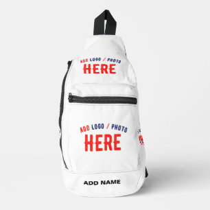 STIJLVOL MODERN  WIT GEVERIFIEERD BRANDED SLING BAG