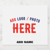 STIJLVOL MODERN  WIT GEVERIFIEERD BRANDED SPARKLING WIJNETIKET (Enkel label)