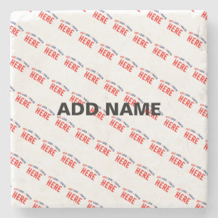 STIJLVOL MODERN  WIT GEVERIFIEERD BRANDED STENEN ONDERZETTER