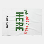 STIJLVOL MODERN WIT GEVERIFIEERD BRANDED THEEDOEK (Horizontaal)