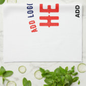 STIJLVOL MODERN WIT GEVERIFIEERD BRANDED THEEDOEK (Gevouwen)