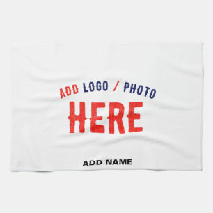 STIJLVOL MODERN  WIT GEVERIFIEERD BRANDED THEEDOEK