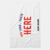 STIJLVOL MODERN WIT GEVERIFIEERD BRANDED THEEDOEK (Verticaal)