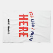 STIJLVOL MODERN  WIT GEVERIFIEERD BRANDED THEEDOEK (Horizontaal)