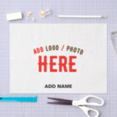 STIJLVOL MODERN WIT GEVERIFIEERD BRANDED TISSUEPAPIER (Craft)