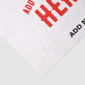 STIJLVOL MODERN WIT GEVERIFIEERD BRANDED TISSUEPAPIER (Detail)