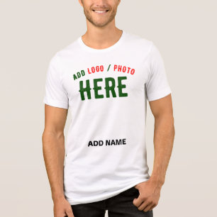 STIJLVOL MODERN WIT GEVERIFIEERD BRANDED Tri-Blend SHIRT