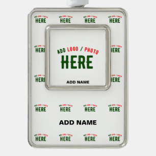 STIJLVOL MODERN  WIT GEVERIFIEERD BRANDED VERZILVERD KADER ORNAMENT