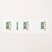 STIJLVOL MODERN  WIT GEVERIFIEERD BRANDED YOGAMAT (Achterkant (horizontaal))