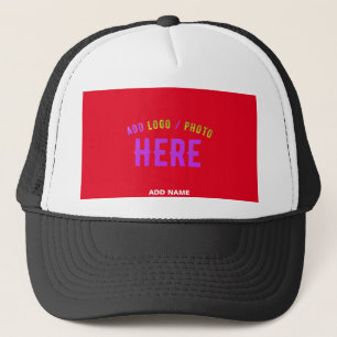 STIJLVOL MODERN WIT ZWART ROOD MERK TRUCKER PET
