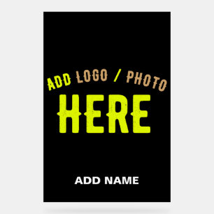 STIJLVOL MODERN ZWART GEVERIFIEERD BRANDED ACRYL BORD