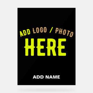 STIJLVOL MODERN ZWART GEVERIFIEERD BRANDED ACRYL BORD