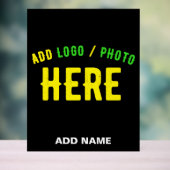 STIJLVOL MODERN  ZWART GEVERIFIEERD BRANDED ACRYL BORD (Neutraal)