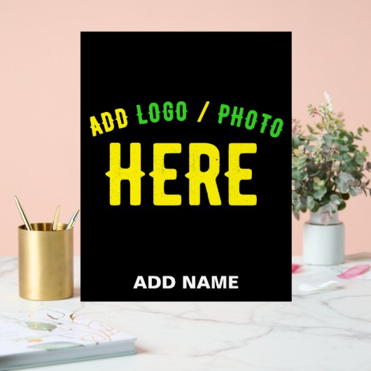 STIJLVOL MODERN  ZWART GEVERIFIEERD BRANDED ACRYL BORD (Huwelijk)