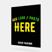 STIJLVOL MODERN  ZWART GEVERIFIEERD BRANDED ACRYL BORD (Hoek)