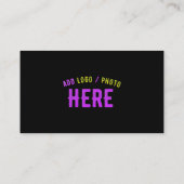 STIJLVOL MODERN ZWART GEVERIFIEERD BRANDED ADVIESKAART (Achterkant)