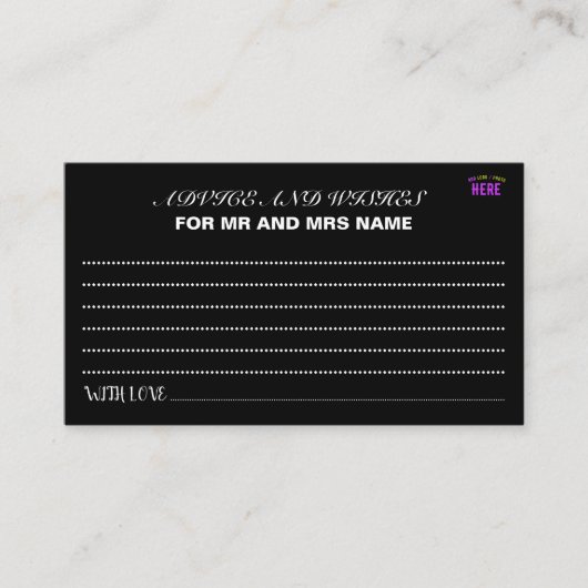 STIJLVOL MODERN ZWART GEVERIFIEERD BRANDED ADVIESKAART (Voorkant)