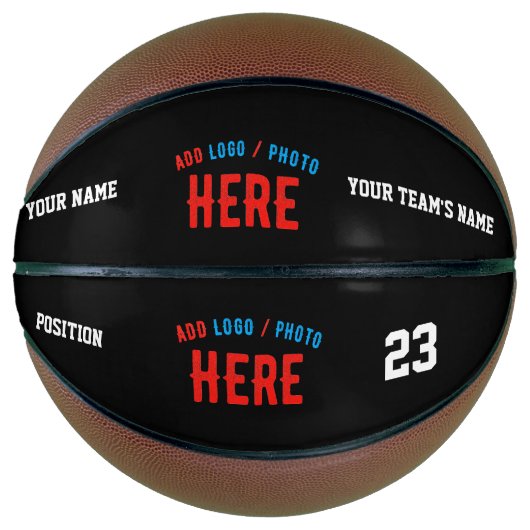 STIJLVOL MODERN  ZWART GEVERIFIEERD BRANDED BASKETBAL (Voorkant)