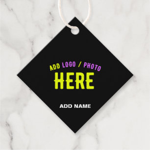 STIJLVOL MODERN  ZWART GEVERIFIEERD BRANDED BEDANKJES LABELS