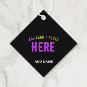 STIJLVOL MODERN  ZWART GEVERIFIEERD BRANDED BEDANKJES LABELS