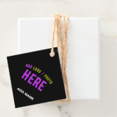 STIJLVOL MODERN ZWART GEVERIFIEERD BRANDED BEDANKJES LABELS (In situ)