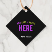 STIJLVOL MODERN ZWART GEVERIFIEERD BRANDED BEDANKJES LABELS (Achterkant)