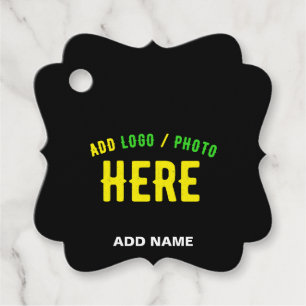 STIJLVOL MODERN ZWART GEVERIFIEERD BRANDED BEDANKJES LABELS