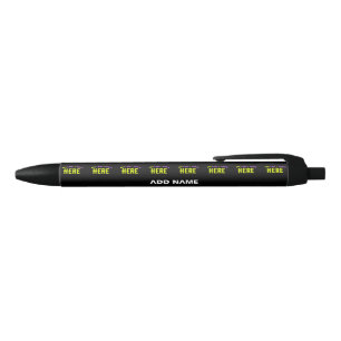 STIJLVOL MODERN ZWART GEVERIFIEERD BRANDED BLAUWE INKT PEN
