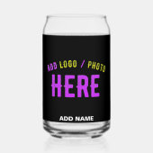 STIJLVOL MODERN  ZWART GEVERIFIEERD BRANDED BLIKVORM GLAS (Voorkant)