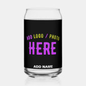 STIJLVOL MODERN  ZWART GEVERIFIEERD BRANDED BLIKVORM GLAS (Achterkant)