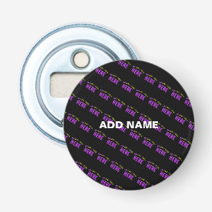 STIJLVOL MODERN ZWART GEVERIFIEERD BRANDED BUTTON FLESOPENER