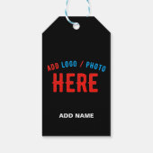 STIJLVOL MODERN ZWART GEVERIFIEERD BRANDED CADEAULABEL (Achterkant)